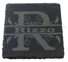 Load image into Gallery viewer, Engraved Slate Coaster Set